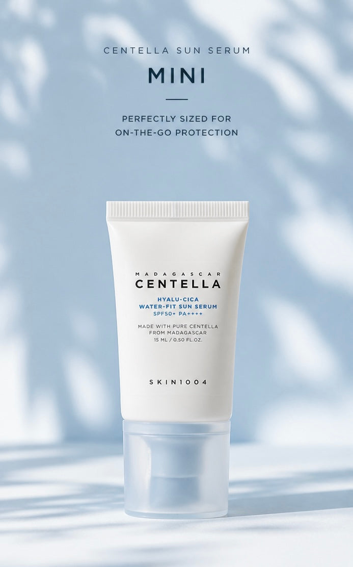 SKIN1004 Madagascar Centella Sun Serum SPF 50+ Mini — Travel Essential