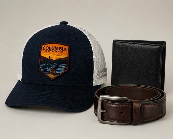 Father's Day Navy & White Columbia Cap Bundle – Starting at $30