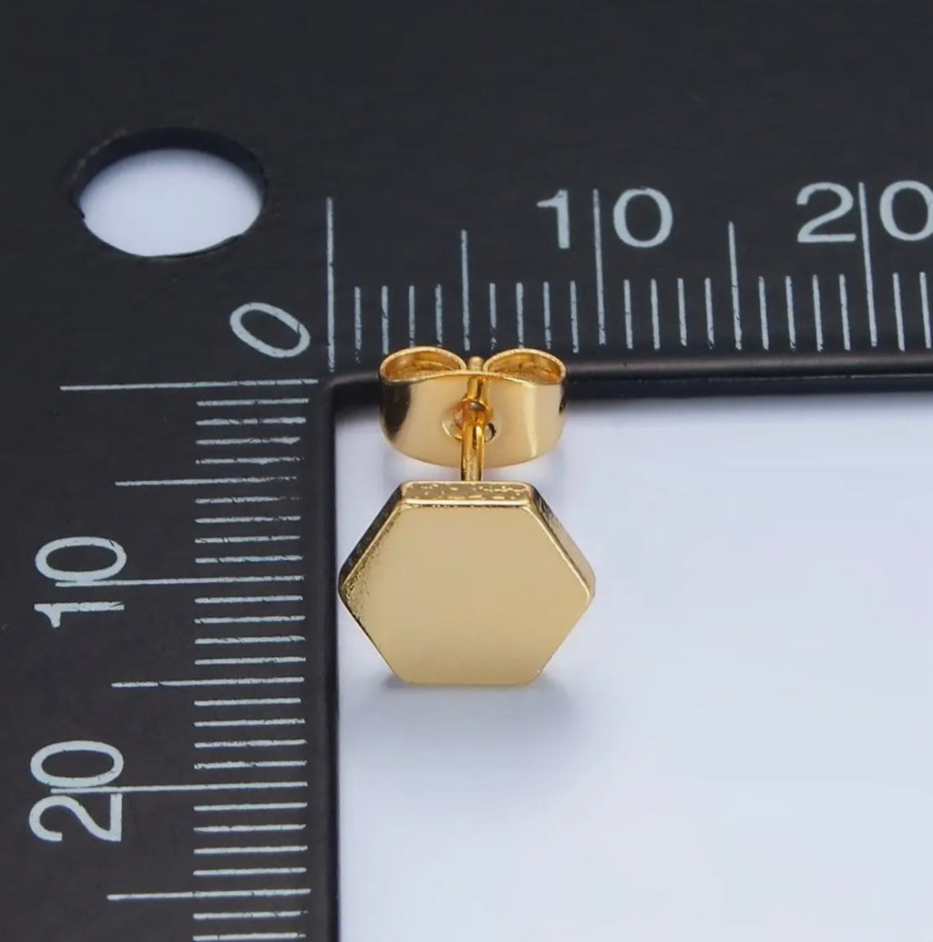 Minimal Geometric Stud Earrings