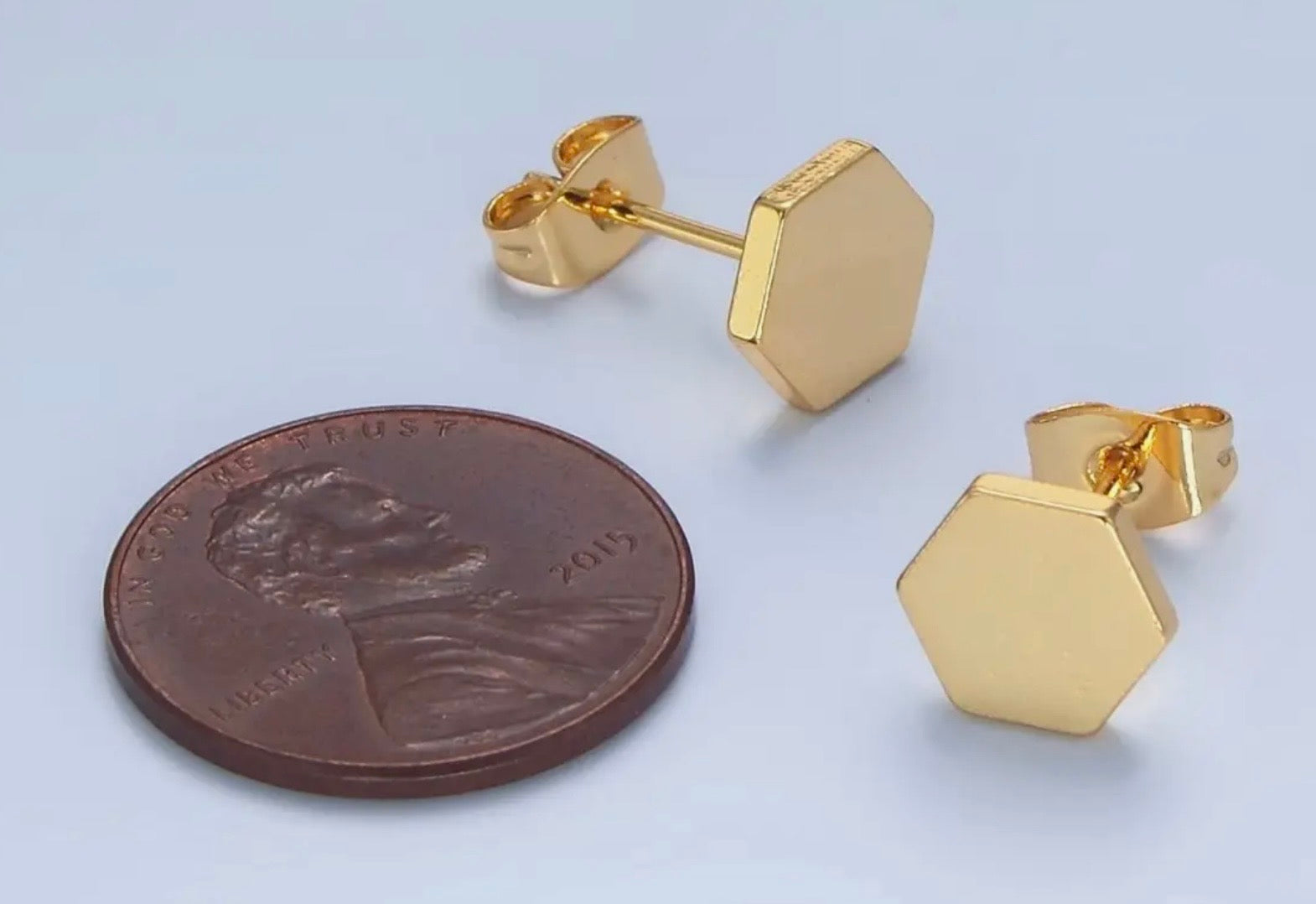Minimal Geometric Stud Earrings