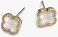 Golden Clover Stud Earrings