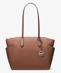 Michael Kors Marilyn Medium Saffiano Leather Tote - Luggage