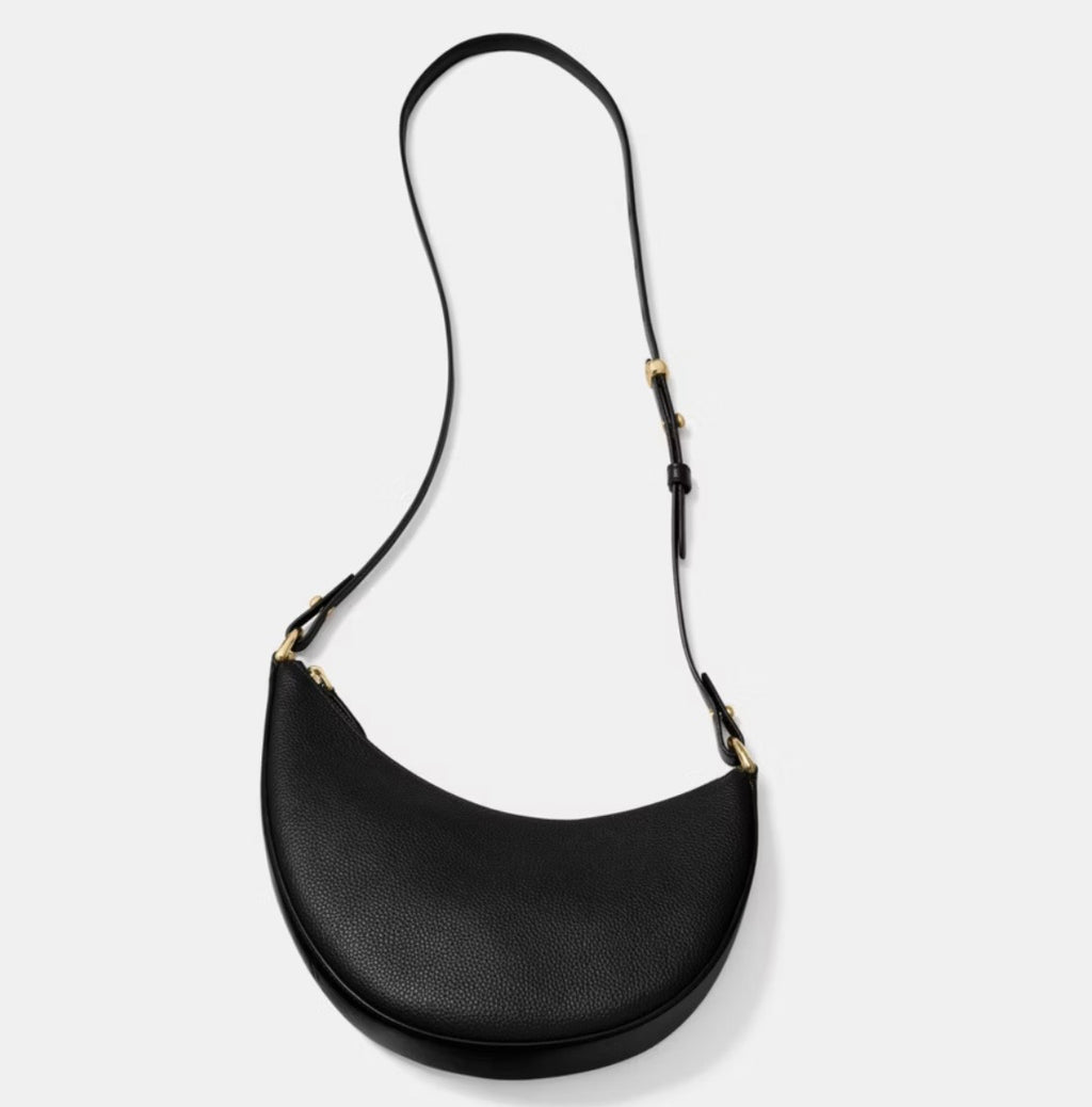 Kate Spade Duo Sculpted Crossbody Bag - Black