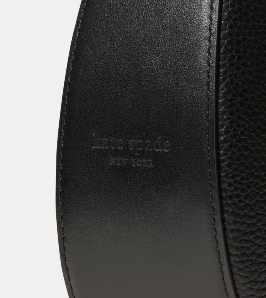 Kate Spade Duo Sculpted Crossbody Bag - Black