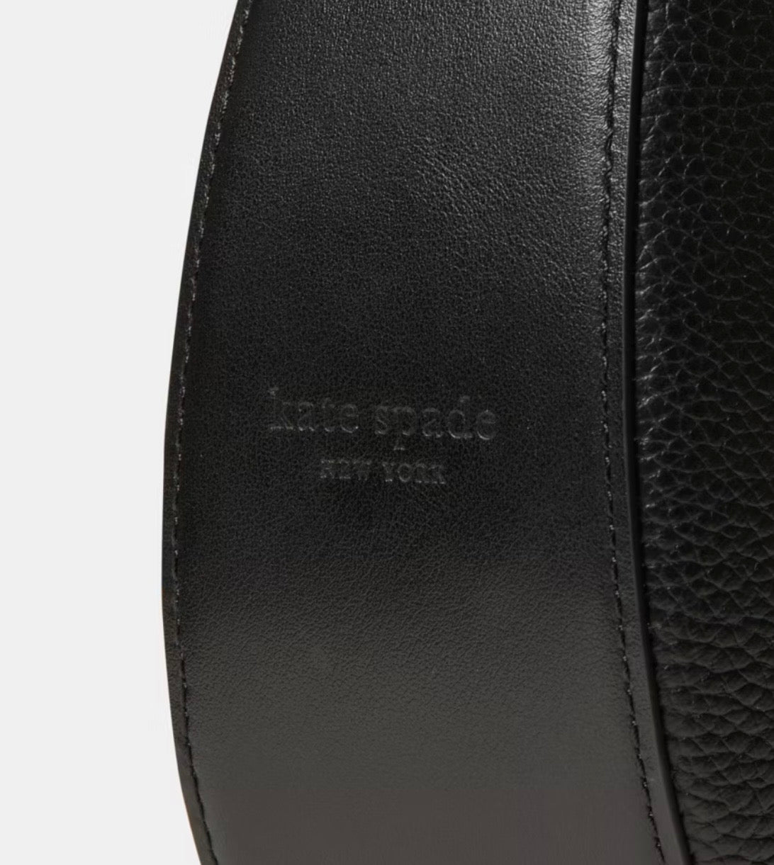 Kate Spade Duo Sculpted Crossbody Bag - Black