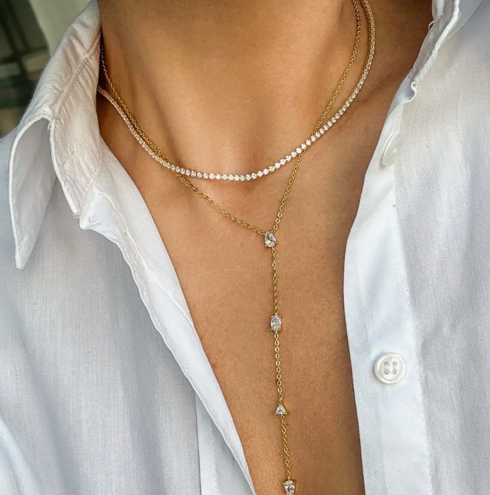 Luminous Tennis Chain Necklace